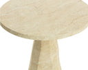 Travertine Look Natural 34" Bistro Table Kliff by Matho Sun, view 4