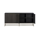 Large Gold Charcoal Grey Sideboard Rebel by Matho Sun, view 3