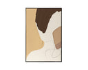 40" X 60" Black Floater Frame Figurative Strike A Pose Ii by Matho Sun