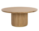 Round Rustic Oak 68" Dining Table Kalla by Matho Sun, view 2