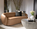 Aline Butternut Leather Sofa Lorne by Matho Sun, view 7
