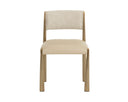 Antique Brass Napa Beige / Santa Cruz Oatmeal Dining Chairs set of 2 Bayard by Matho Sun, view 2
