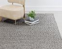 Silver 5' X 8' Rug Umea Hand-Woven by Matho Sun