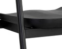 Black Dining Armchair Jeremy by Matho Sun, view 7