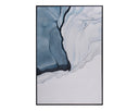 48" X 72" Black Floater Frame Nature Glacial Rock by Matho Sun