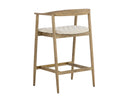 Weathered Oak Dove Cream Counter Stool Jeremy by Matho Sun, view 4