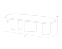Light Oak Geralt Linen Bench Hiro by Matho Sun, view 6