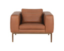Behike Saddle Leather Armchair Burr by Matho Sun, view 2