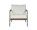 Stinson White Armchair Milan by Matho Sun, view 5