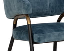 Nono Petrol Dining Armchair Sharqui by Matho Sun, view 5