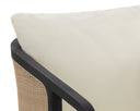 Charcoal Stinson Cream Dining Chair Palermo by Matho Sun, view 7