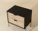 Gold Black/Natural Nightstand Avida by Matho Sun, view 6