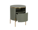Sage Green End Table Paloma by Matho Sun, view 3