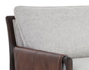 Brown Vault Fog / Bravo Cognac Sofa Mauti by Matho Sun, view 6