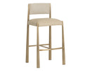 Antique Brass Napa Beige / Santa Cruz Oatmeal Barstool Bayard by Matho Sun