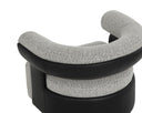Helios Check Black / Napa Black Lounge Chair Olida Swivel by Matho Sun, view 5
