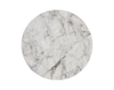 Marble Look White End Table Goya by Matho Sun, view 3