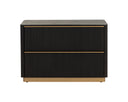 Large Charcoal Nightstand Kalla by Matho Sun, view 3