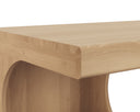 Rustic Oak Desk Catrine by Matho Sun, view 6