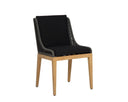 Natural Arashi Black Dining Chair Sorrento by Matho Sun, view 2