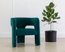 Meg Teal Lounge Chair Isidore by Matho Sun, view 5