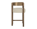 Santa Cruz Oatmeal Counter Stool Manolo by Matho Sun, view 3