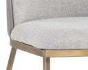 Belfast Heather Grey / Bravo Metal Dining Chairs set of 2 Marie by Matho Sun, view 6