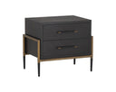 Espresso Nightstand Weldrick by Matho Sun