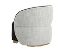 Abbington Black / Vera White Pepper Lounge Chair Fatina by Matho Sun, view 4