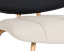 Dillon Cream / Dillon Black Counter Stool Lorelei by Matho Sun, view 4