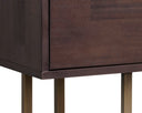 Antique Brass Dark Mango Console Table Jade by Matho Sun, view 7