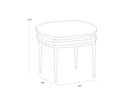 Dark Bronze Chacha Cream / Meg Taupe Stool Koffi by Matho Sun, view 5