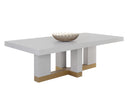Gauntlet Grey 94.5" Dining Table Greco by Matho Sun