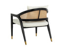 Linoso Ivory Lounge Chair Kirsten by Matho Sun, view 4