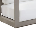 Greige Stinson White Sofa Tavira by Matho Sun, view 4