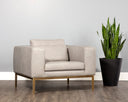 Bali Bone Leather Armchair Burr by Matho Sun, view 5