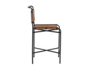 Cognac Leather Counter Stool Corrigan by Matho Sun, view 3