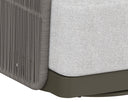 Warm Grey Gracebay Light Grey Armchair Allariz Swivel by Matho Sun, view 5