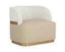 Napa Beige / Hailey Moon Lounge Chair Brinda Swivel by Matho Sun