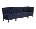 Brown Abbington Navy Banquette Kosovo by Matho Sun, view 2