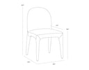 Ivanhoe Mineral Dining Chairs set of 2 Tamina by Matho Sun, view 6