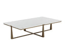 White Marble Coffee Table Cowell by Matho Sun, view 3