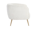 Copenhagen White Lounge Chair Amara by Matho Sun, view 3