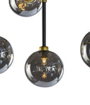 Large Smoke Grey Chandelier Deimos by Matho Sun, view 4