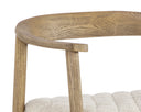Weathered Oak Dove Cream Counter Stool Jeremy by Matho Sun, view 6