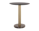 Gold Grey Marble / Charcoal Grey Bar Table Monaco by Matho Sun, view 2