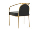 Cantina Black Dining Armchair Cicero by Matho Sun, view 4