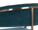 Gold Danny Teal Barstool Marris by Matho Sun, view 7