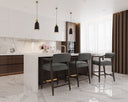 Brentwood Charcoal Leather Counter Stool Keagan by Matho Sun, view 8