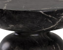Marble Look Black End Table Lucida by Matho Sun, view 4